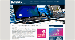 Desktop Screenshot of netskills.hu